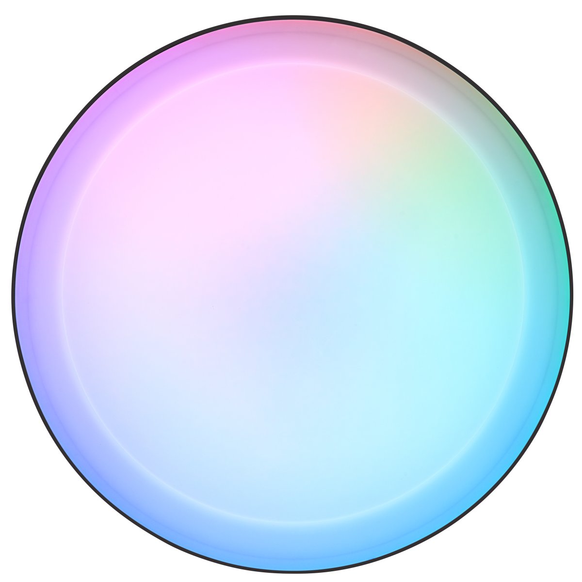 Larios Ø40 Sort plafond Fra Brilliant - Den er lavet af metal og plastik med en sort ramme og skaber en varm og indbydende atmosf&aelig;re.