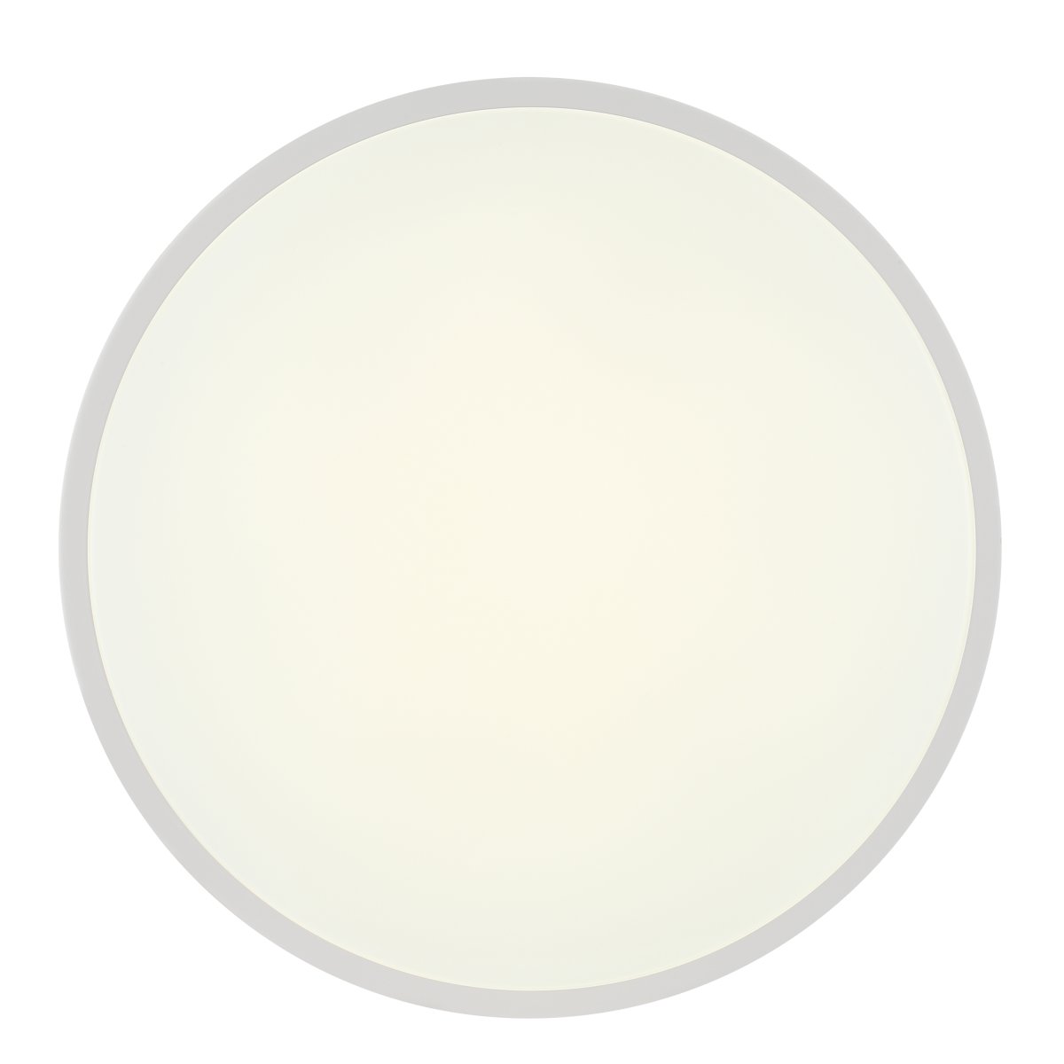 Slimline Ø50 Hvid plafond Fra Brilliant - Slimline er en stilfuld loftlampe i plastik og metal, designet med en hvid ramme og et hvidt LED-panel for et moderne look, der passer perfekt i soveværelser eller andre stille omgivelser.