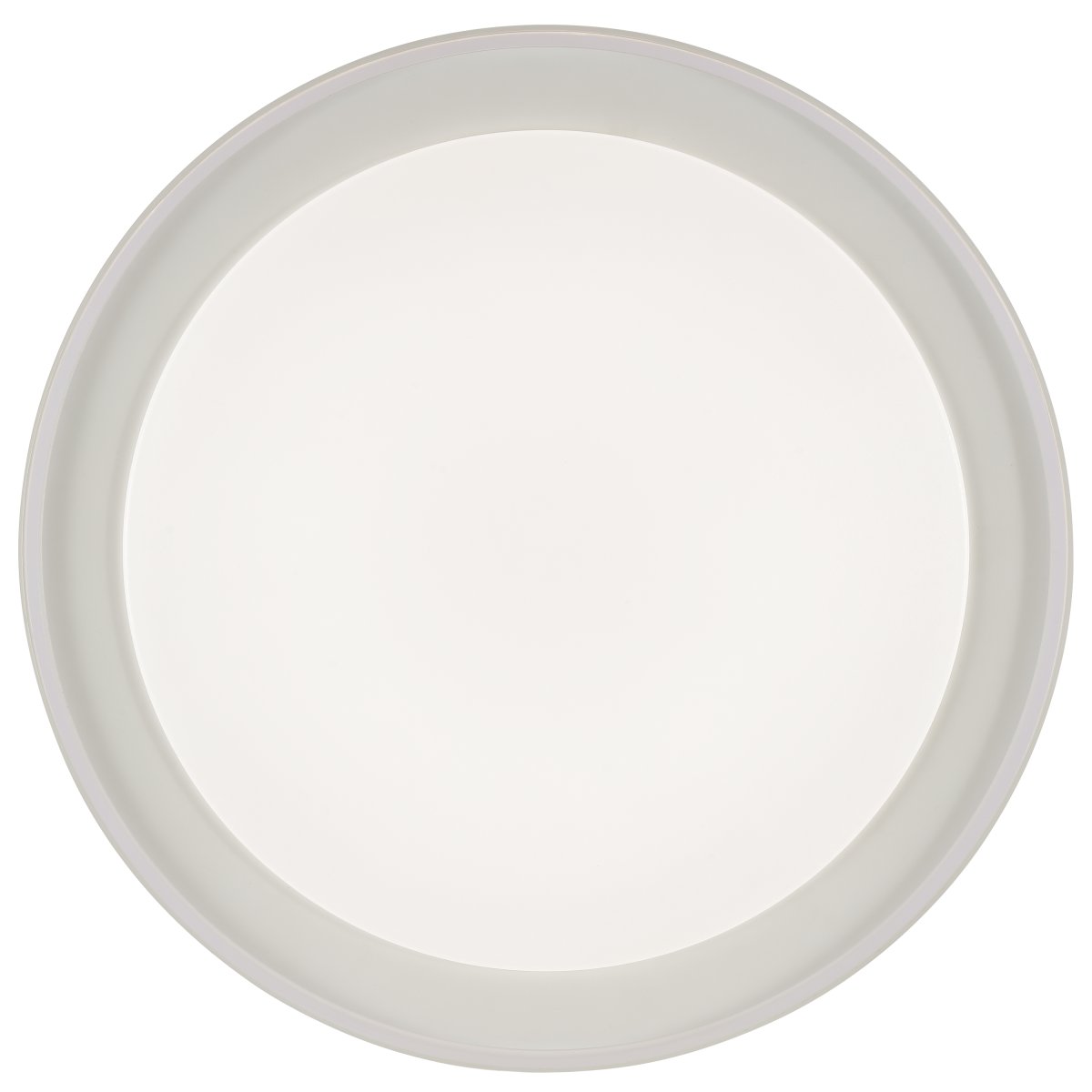 Pederson Ø45 Hvid plafond Fra Brilliant - Pederson er en stilfuld loftslampe i plastik og metal, designet med en hvid ramme og et hvidt LED-panel for et moderne look, der passer perfekt i soveværelser eller andre stille omgivelser.