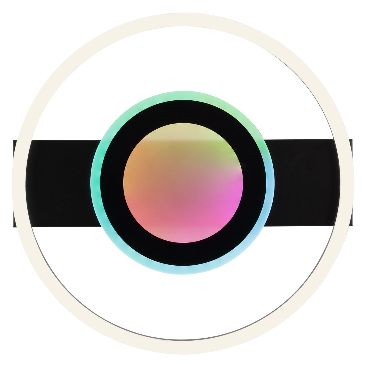 Maureen Ø37 Sort børnelampe Fra Brilliant - Lampen er udstyret med integreret LED og giver et klart lys, der kan d&aelig;mpes med den medf&oslash;lgende fjernbetjening.