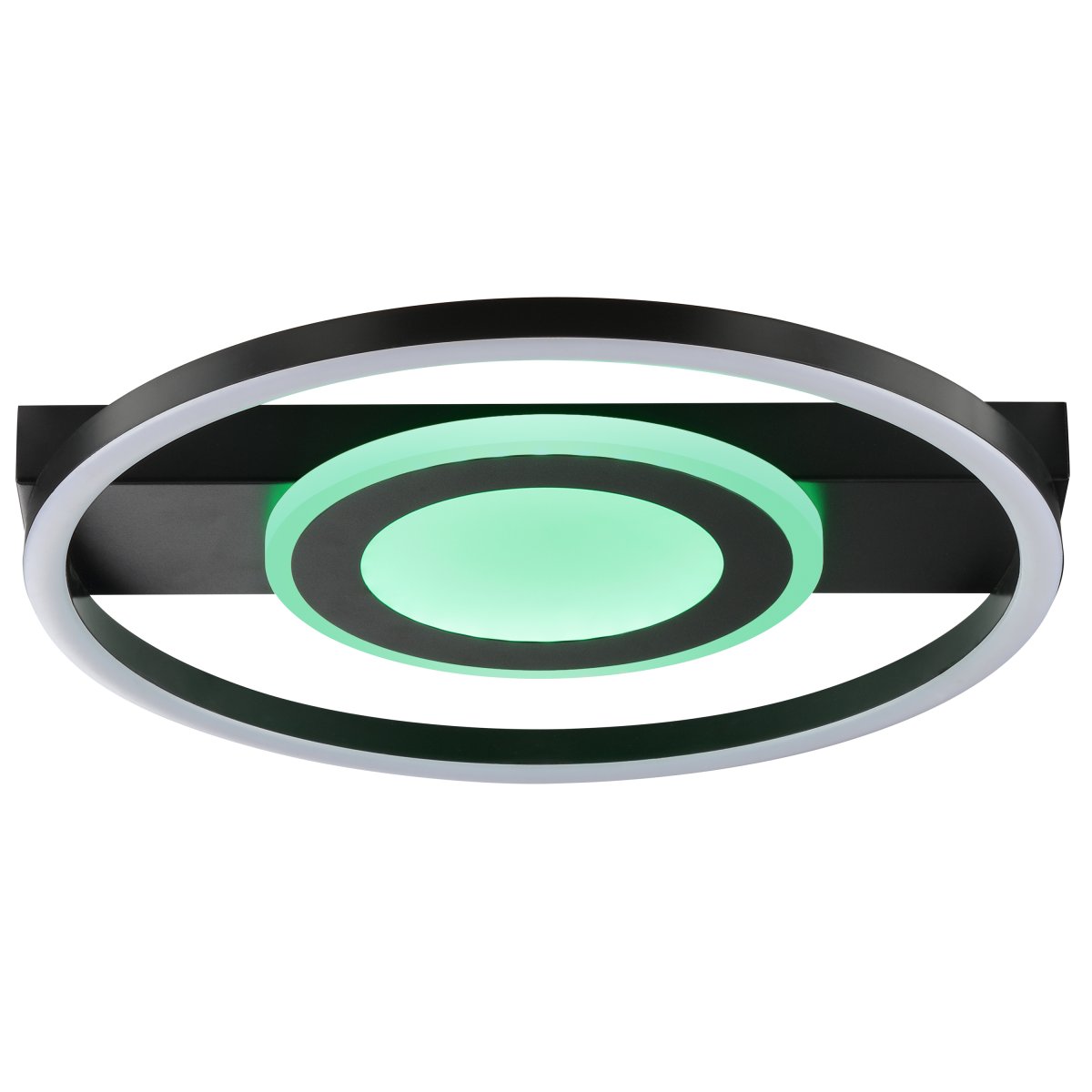 Maureen Ø37 Sort børnelampe Fra Brilliant - Lampen er udstyret med integreret LED og giver et klart lys, der kan d&aelig;mpes med den medf&oslash;lgende fjernbetjening.