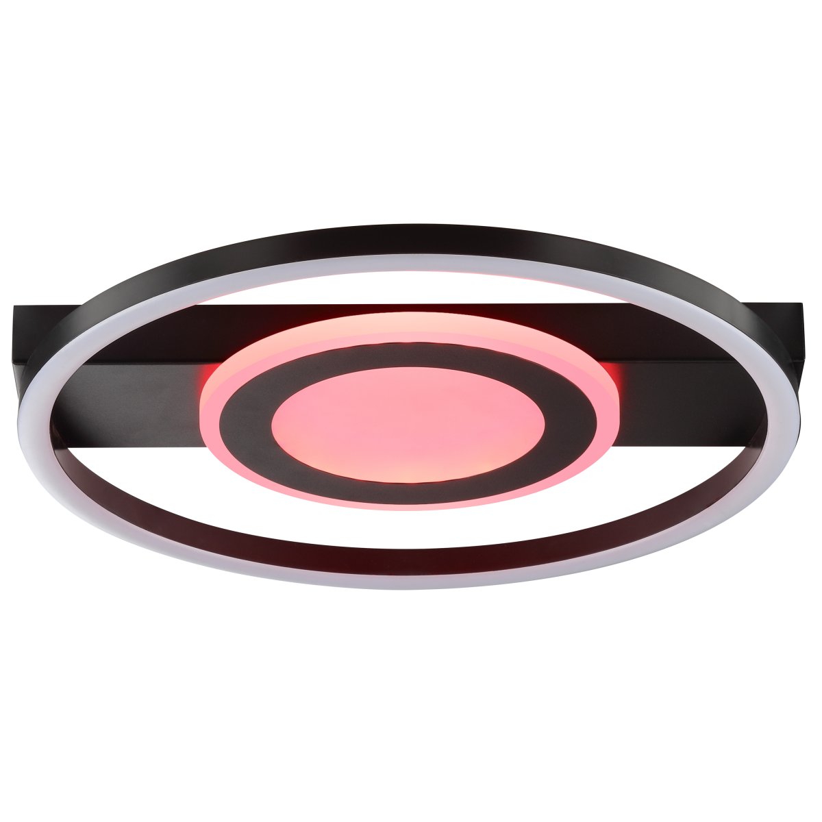 Maureen Ø37 Sort børnelampe Fra Brilliant - Lampen er udstyret med integreret LED og giver et klart lys, der kan d&aelig;mpes med den medf&oslash;lgende fjernbetjening.