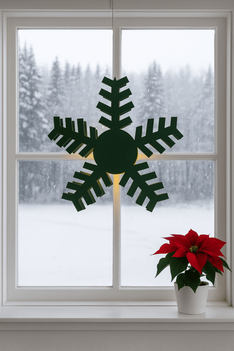Gleam Ø60 Grøn Fra By Rydéns - Gleam kombinerer stil og funktion og giver dit hjem den ultimative julestemning med denne stjerne.