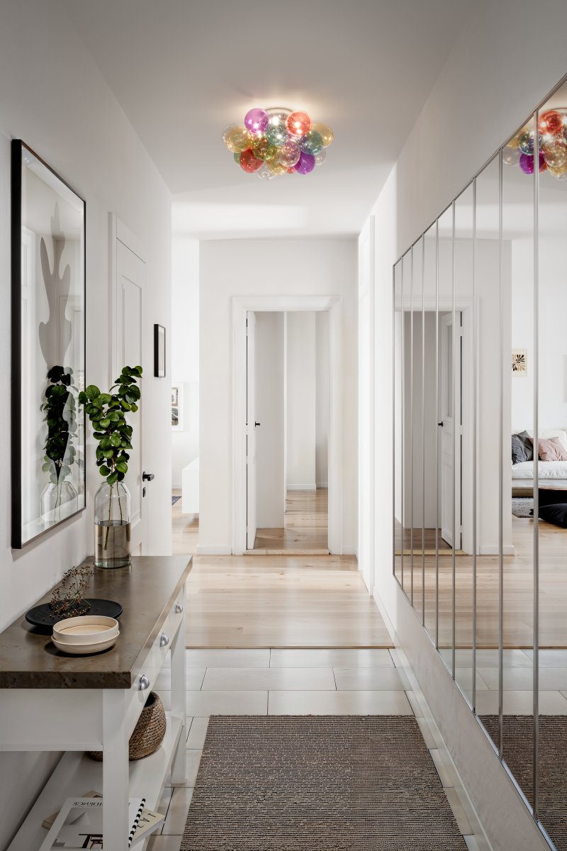 Gross Ø30 Flerfarvet plafond Fra By Rydéns - Gross-familien har f&aring;et et nyt medlem i form af det flerfarvede glas.