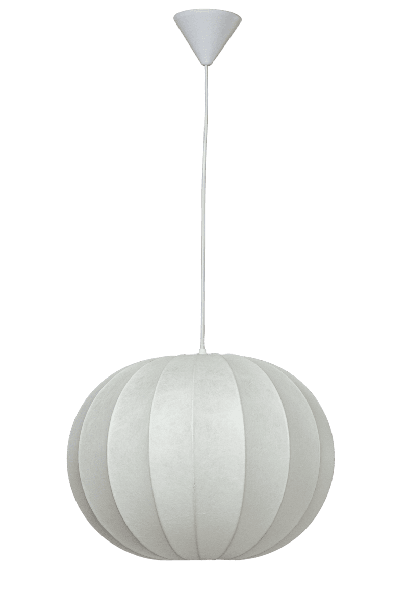 Joni Ø45 Hvid loftslampe Fra Aneta Lighting - Joni giver et blødt lys og ser lige så flot ud i stuen som i køkkenet eller soveværelset.