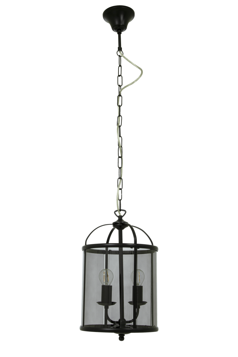 Budgie Ø23 Sort loftslampe Fra Aneta Lighting - Lampen er justerbar i højden, med en minimum totalhøjde på 55 cm og maks.