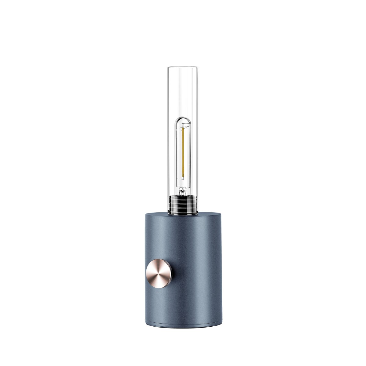 Harbor 28cm Matblå bordlampe Fra Herstal - Dekorativ til vinduer, sideborde og udestuer.