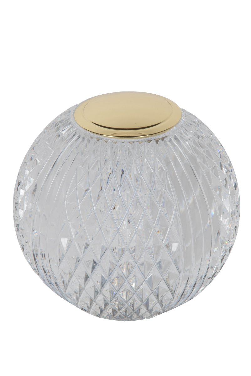 Cintra 9cm Gennemsigtig bærbar Fra Lucide - Den oplades fuldt p&aring; 3 timer med det medf&oslash;lgende USB-C-kabel (40 cm) og kan lyse i op til 24 timer ved laveste lysstyrke og op til 3 timer ved h&oslash;jeste.