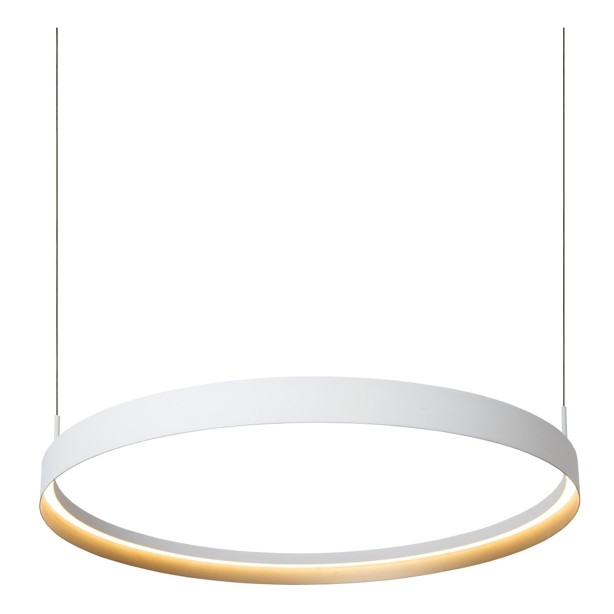 Radiant Ø80 Hvid loftslampe Fra Lucide - Radiant er en stilfuld loftspendel i hvidmetal med et moderne og luftigt design.