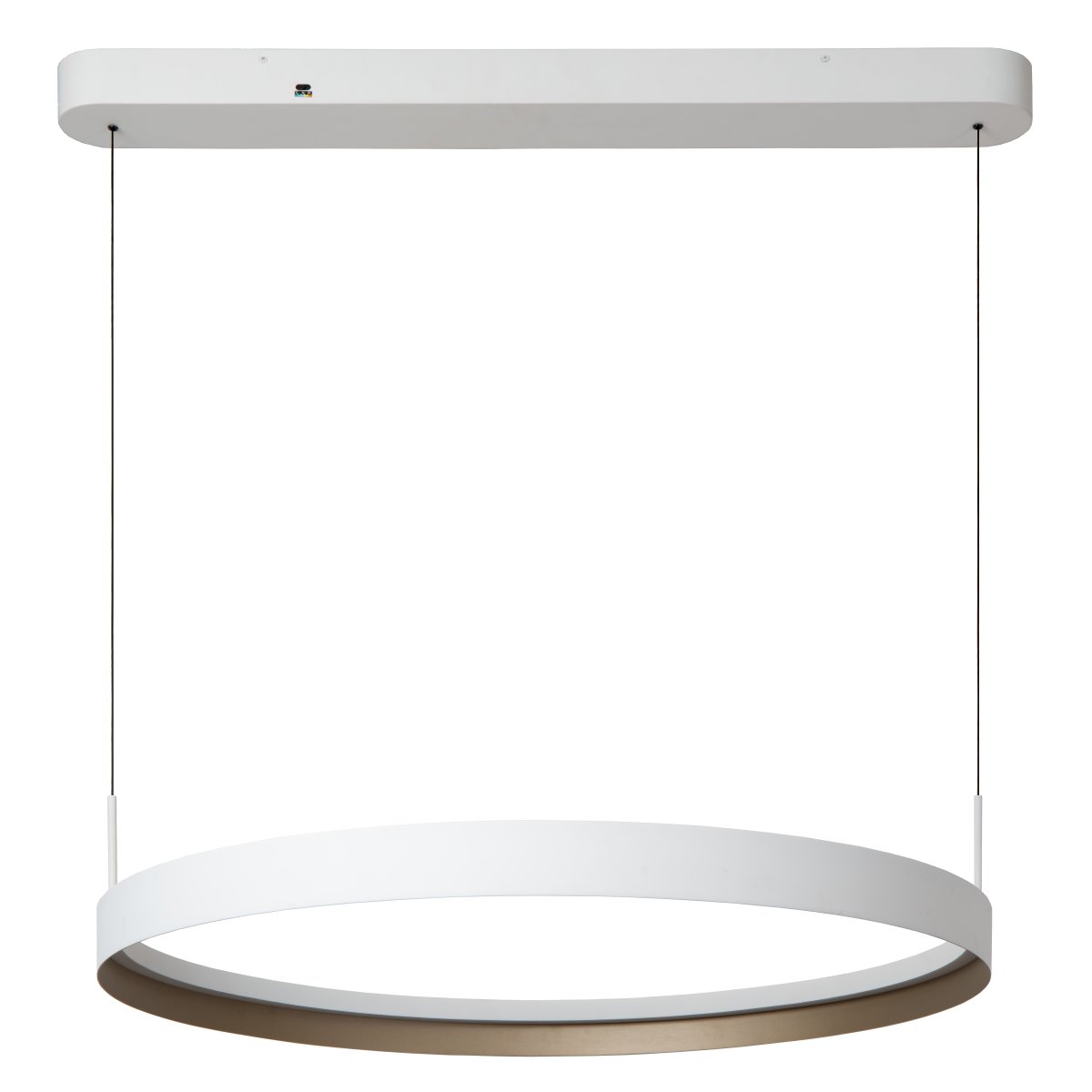 Radiant Ø80 Hvid loftslampe Fra Lucide - Radiant er en stilfuld loftspendel i hvidmetal med et moderne og luftigt design.
