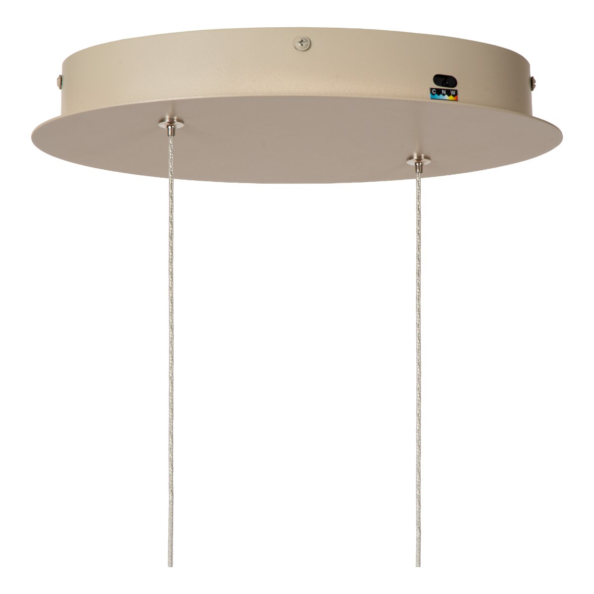 Menuet 110cm Beige loftslampe Fra Lucide - Den integrerede LED-belysning udsender et kraftfuldt og godt lys, der passer perfekt over spisebordet eller k&oslash;kkenet.