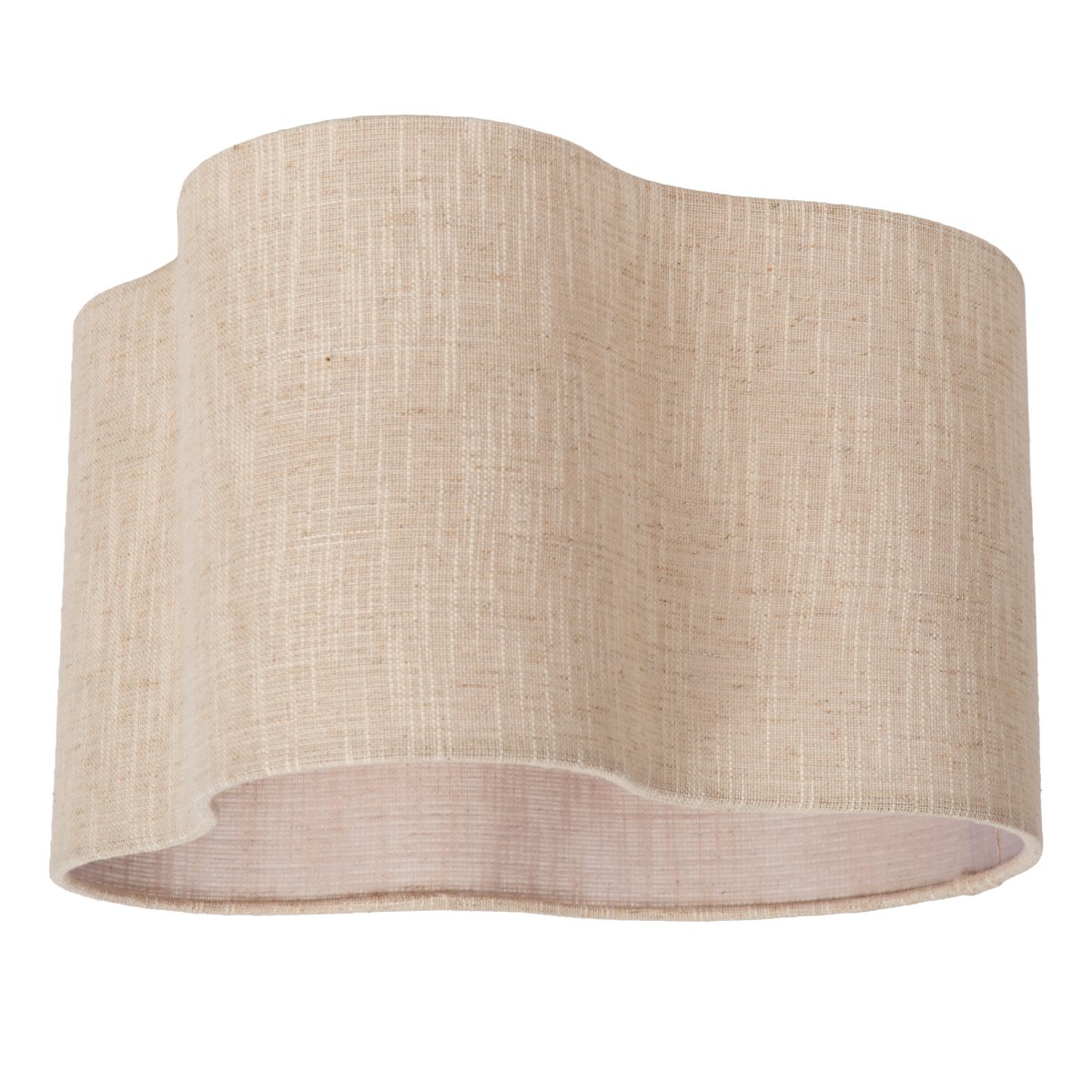 Chantal Ø40 Beige plafond Fra Lucide - Chantal er en bl&oslash;d og indbydende loftslampe med en organisk form, der giver rummet et harmonisk udtryk.