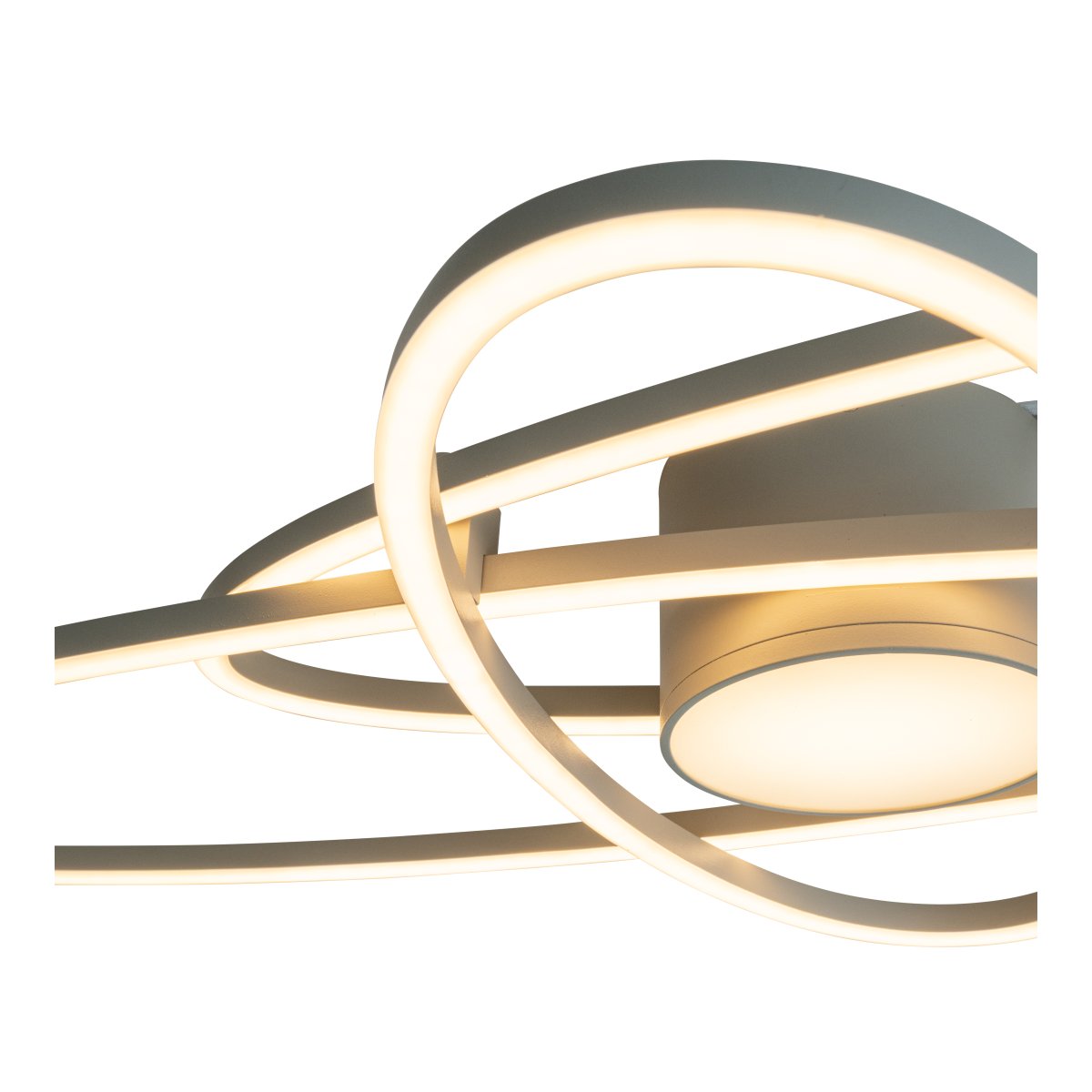 Galactica 100cm Beige plafond Fra Lucide - Galactica er et fremragende valg til sovev&aelig;relset, hvor fleksibilitet, komfort og moderne design er i fokus.