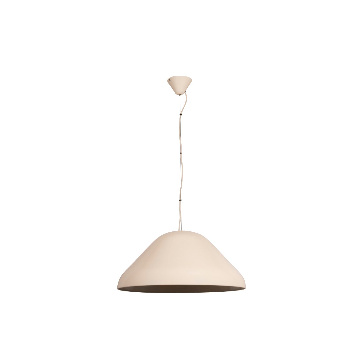 Andres Ø56 Cremet hvid loftslampe Fra Lucide - Andres er en stilfuld metalpendellampe med en blank finish i elegant creme.
