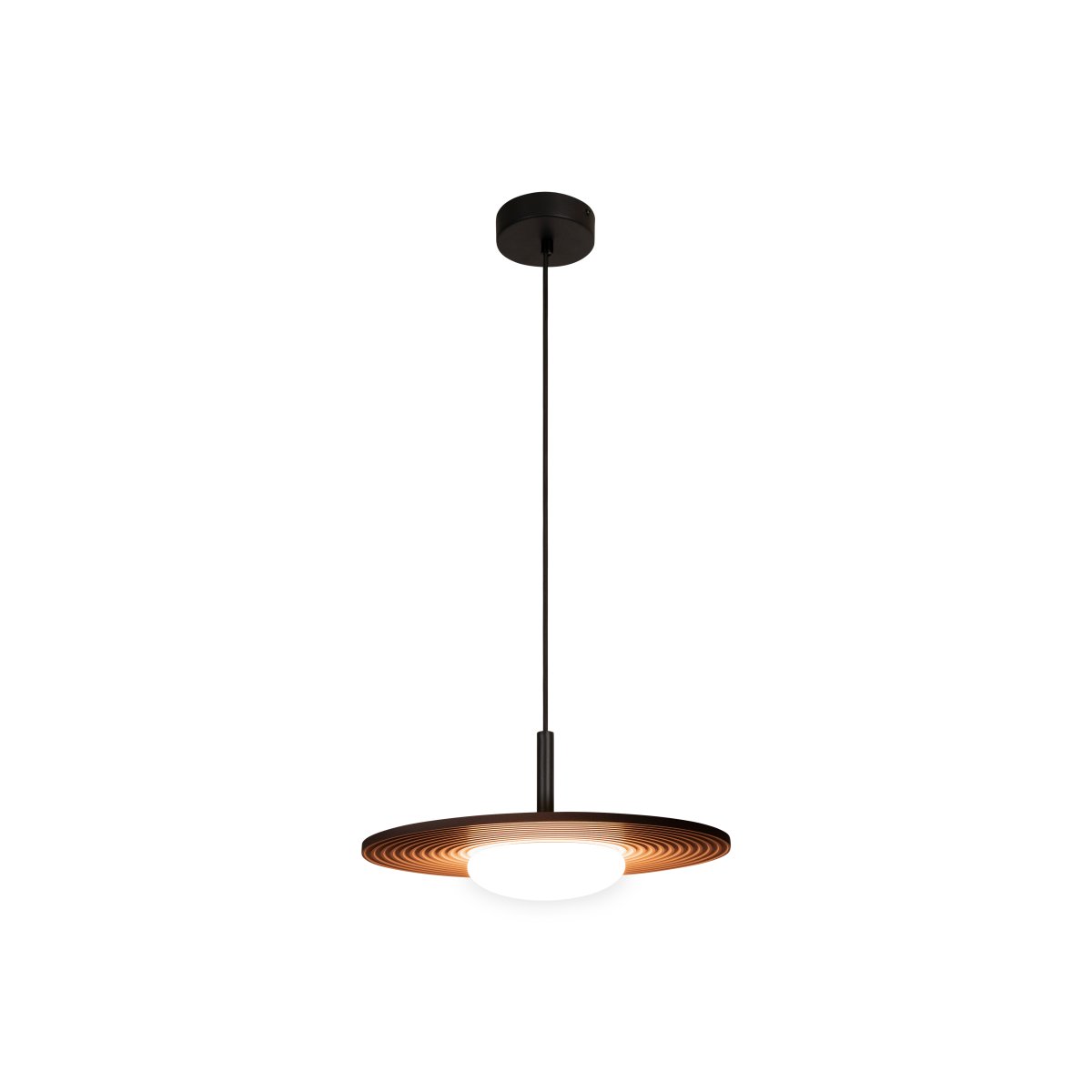 Carmino Ø38 Terrakotta loftslampe Fra Lucide - Carmino passer perfekt over for eksempel spisebordet, hvor den bliver både en dekorativ detalje og et funktionelt lyspunkt.