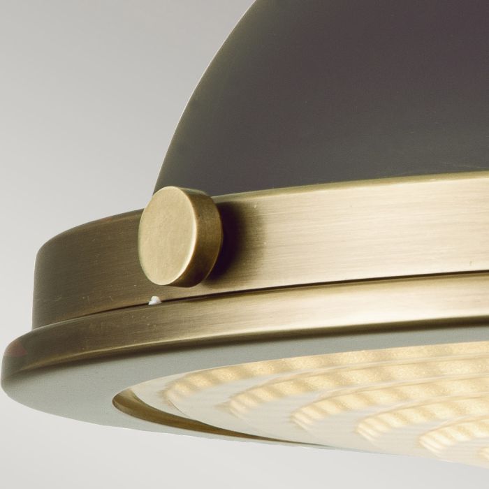 Amelia Ø32 Bronze/messing plafond Fra Elstead Lighting - 