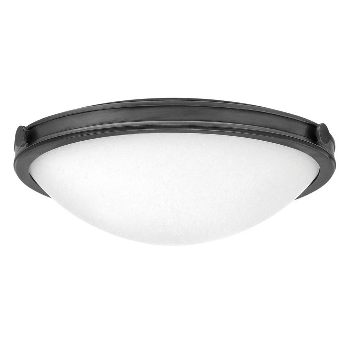 Collier Ø48 Sort plafond Fra Elstead Lighting - Lampens detaljer som knopper, h&aelig;ngsler og stel i sort finish skaber et sofistikeret udtryk, der f&oslash;les b&aring;de moderne og tidl&oslash;st.