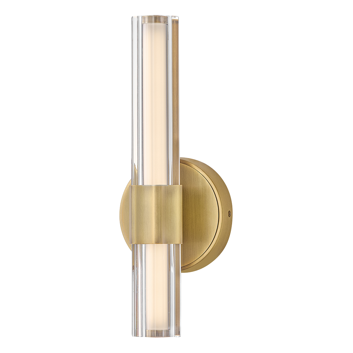 Georgette 35cm Messing badeværelseslampe Fra Elstead Lighting - Georgette er en elegant v&aelig;glampe til badev&aelig;relset med et dekorativt og symmetrisk design.