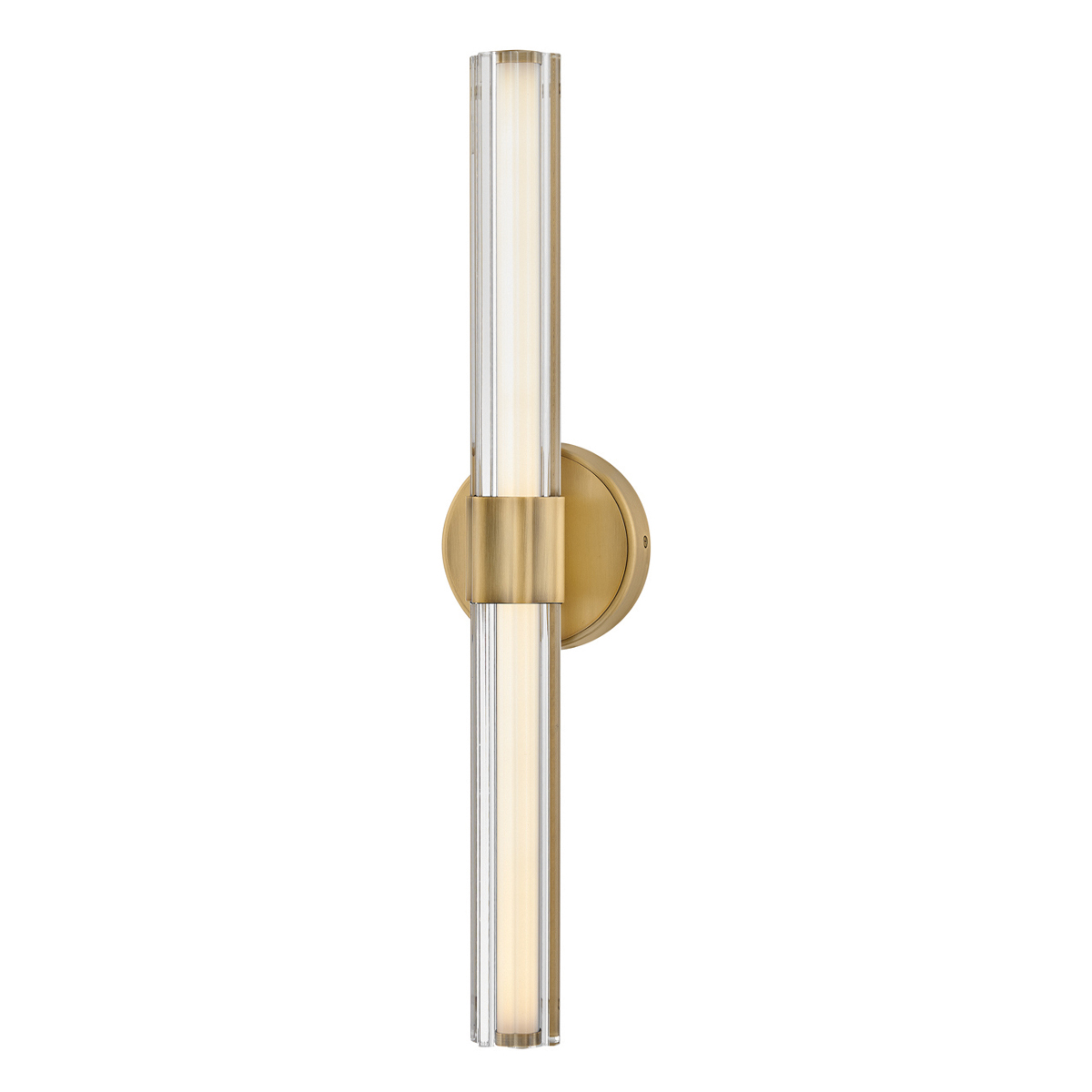 Georgette 60cm Messing badeværelseslampe Fra Elstead Lighting - Georgette er en elegant væglampe til badeværelset med et dekorativt og symmetrisk design.