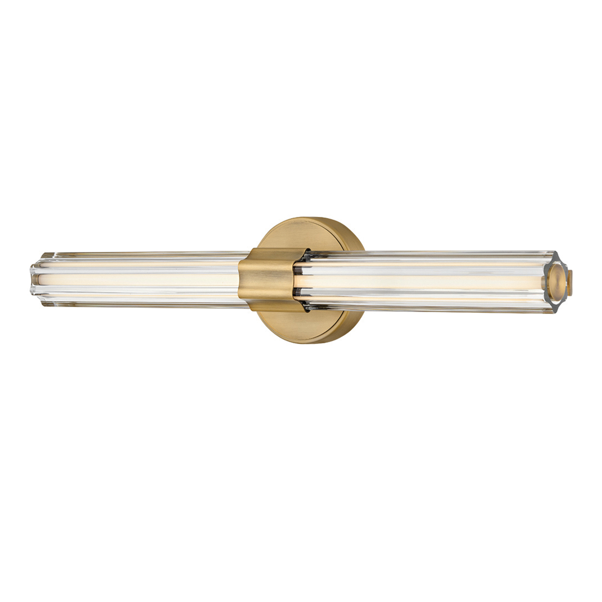 Georgette 60cm Messing badeværelseslampe Fra Elstead Lighting - Georgette er en elegant væglampe til badeværelset med et dekorativt og symmetrisk design.