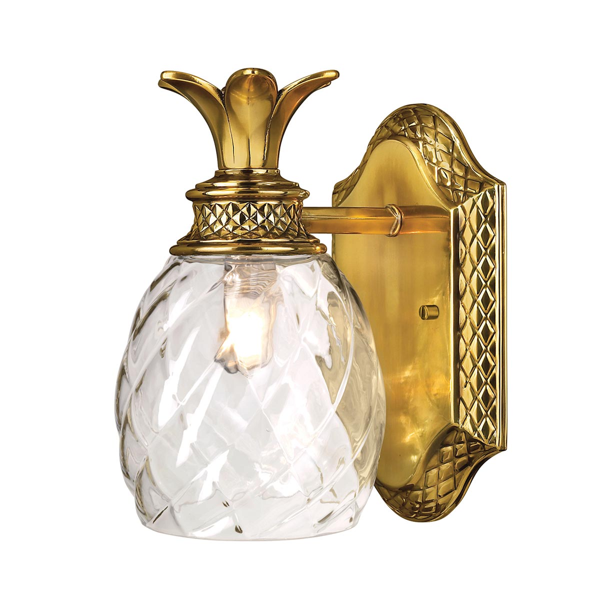 Plantation Ø12 Messing badeværelseslampe Fra Elstead Lighting - Denne lampe er lavet af massiv messing og er både holdbar og smuk.