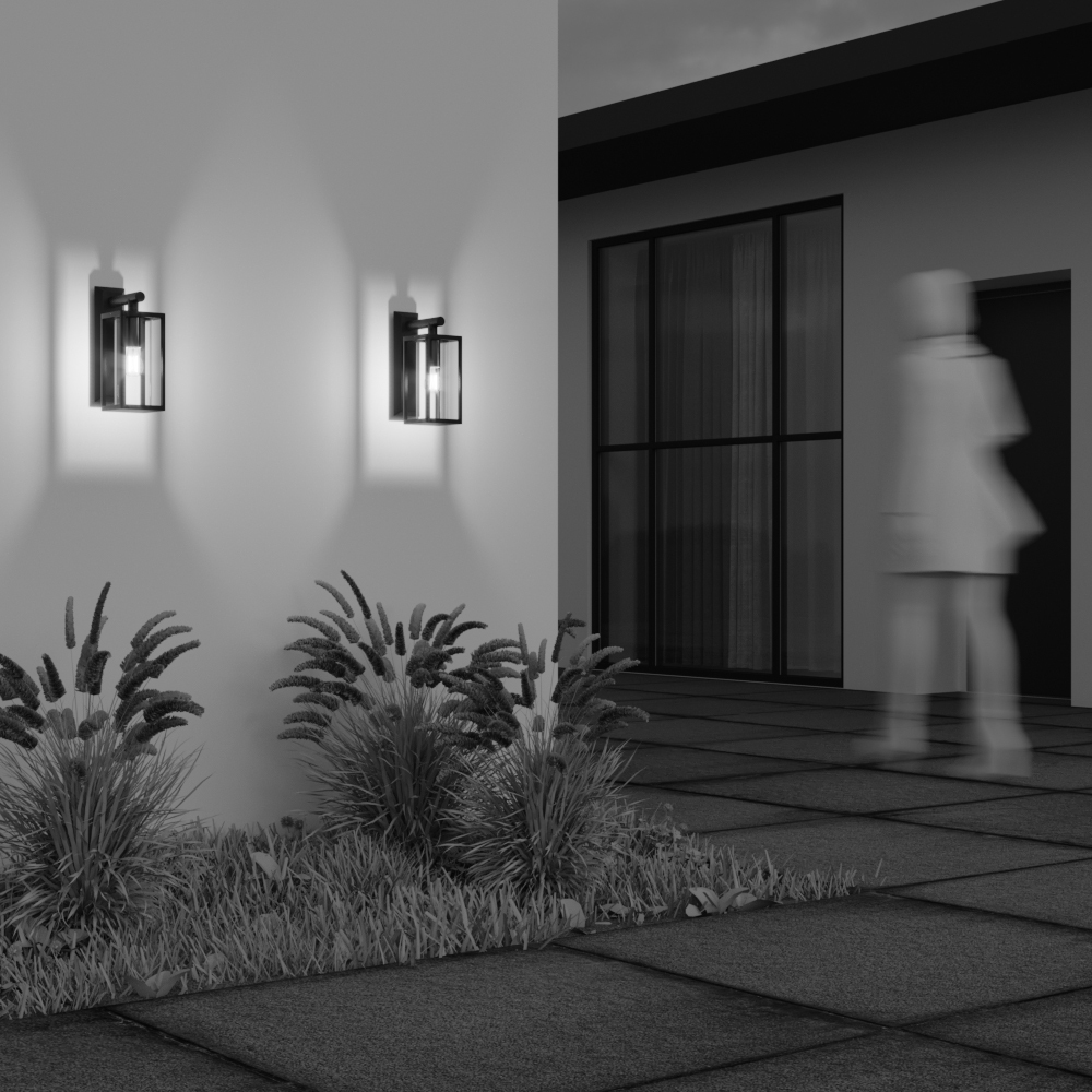 Cell Grafit udendørslampe Fra Maytoni - Med sit åbne design og robuste metalramme spreder den et varmt og indbydende lys, der er perfekt til både indendørs og udendørs miljøer.
