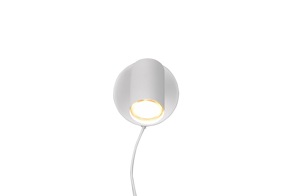 Marlina Hvid læselampe Fra Trio Lighting - Den moderne vægspot MARLEY tilbyder skræddersyet belysning til stuen eller hallen med sit rene design.