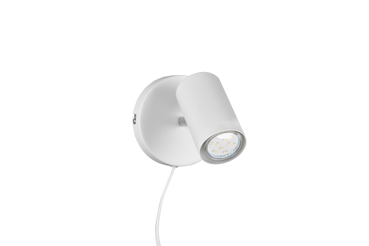 Marlina Hvid læselampe Fra Trio Lighting - Den moderne vægspot MARLEY tilbyder skræddersyet belysning til stuen eller hallen med sit rene design.