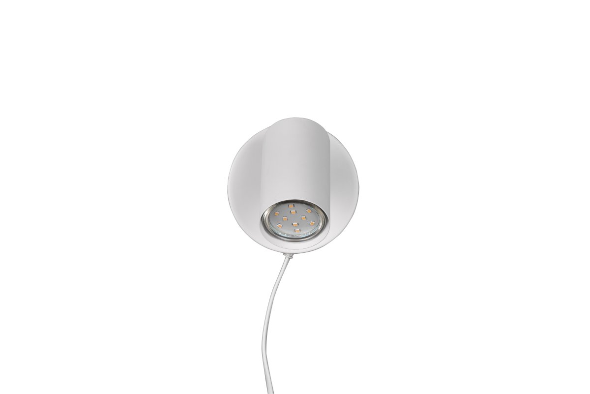Marlina Hvid læselampe Fra Trio Lighting - Den moderne vægspot MARLEY tilbyder skræddersyet belysning til stuen eller hallen med sit rene design.