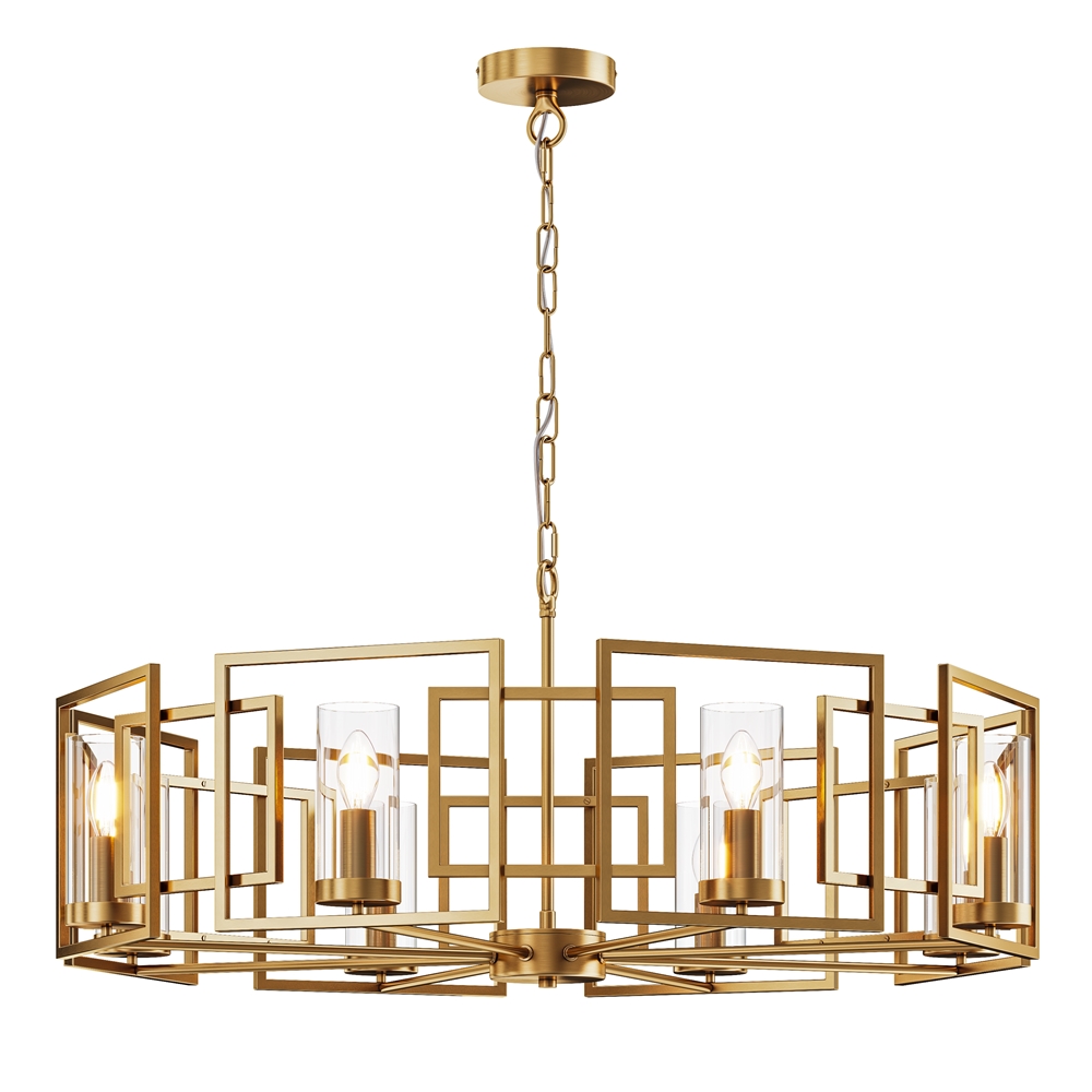 Bowi Ø88 Guld loftslampe Fra Maytoni - Bowi er en elegant metallysekrone med en sofistikeret guldfinish.