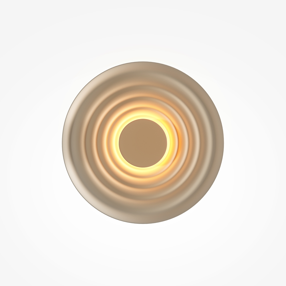 Nami Ø40 Grå væglampe Fra Maytoni - Den er lavet af metal med en elegant gr&aring; finish og skaber et stilfuldt pr&aelig;g, der passer lige s&aring; godt i entreen som i stuen eller k&oslash;kkenet.