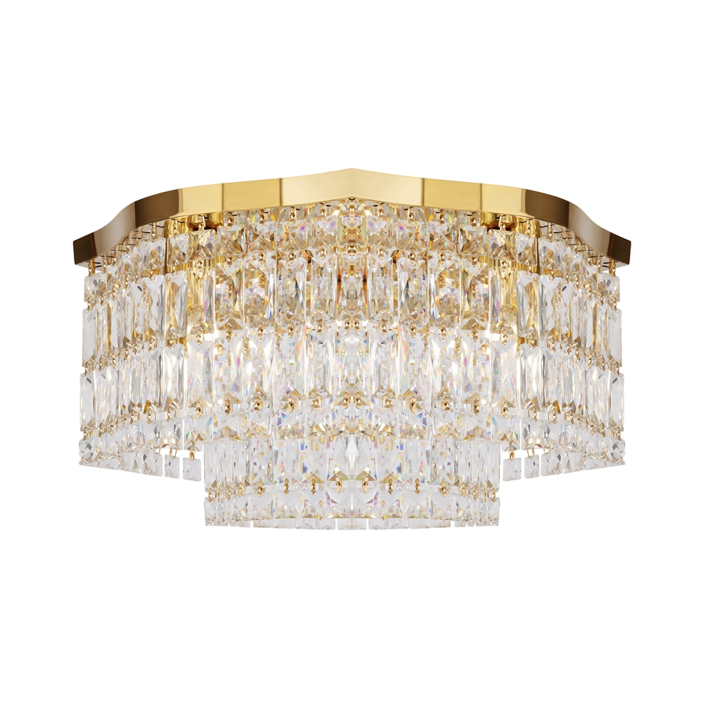 Dune Ø45 Guld krystal Fra Maytoni - Dune er en elegant krystalloftslampe i metal med en eksklusiv guldfinish.