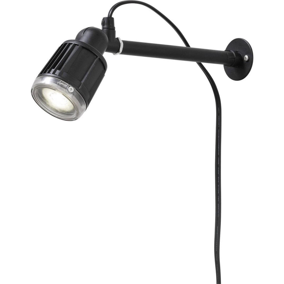 Amalfi Spotlight Sort Fra Konstsmide - Skab en harmonisk og ordentlig stemning i din have med denne stilfulde spotlight i sort aluminium.