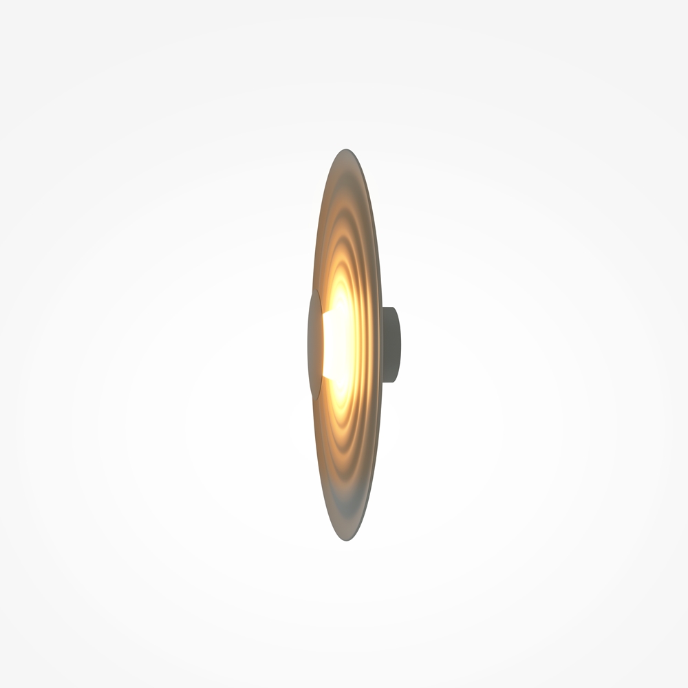 Nami Ø40 Brun væglampe Fra Maytoni - Den er lavet af metal med en elegant brun finish og skaber et stilfuldt præg, der passer lige så godt i entreen som i stuen eller køkkenet.