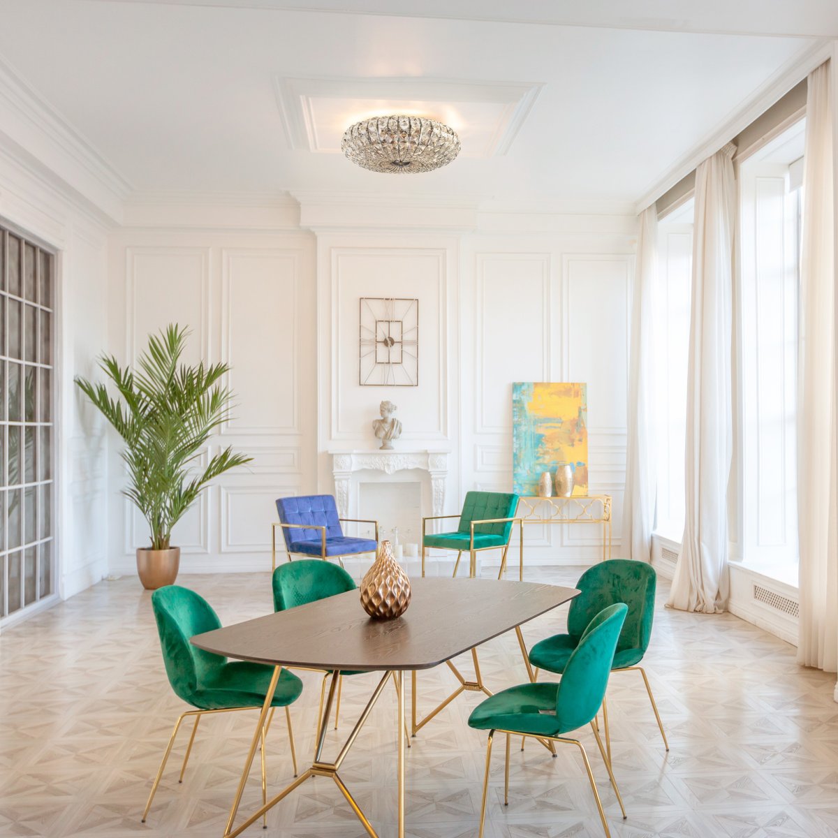 Broche Ø50 Nikkel krystal Fra Maytoni - Broche er et storsl&aring;et krystalloft, der forvandler ethvert rum til et luksuri&oslash;st rum.