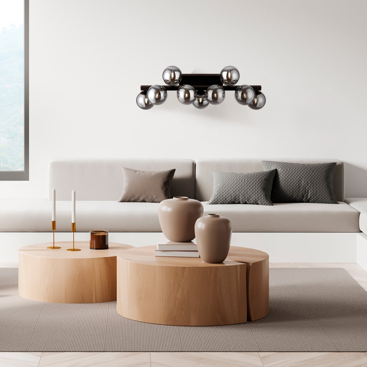 Dallas 65cm Sort væglampe Fra Maytoni - Skab en sofistikeret og indbydende atmosfære med Dallas, en lampe, der oplyser dit hjem med klasse og finesse.