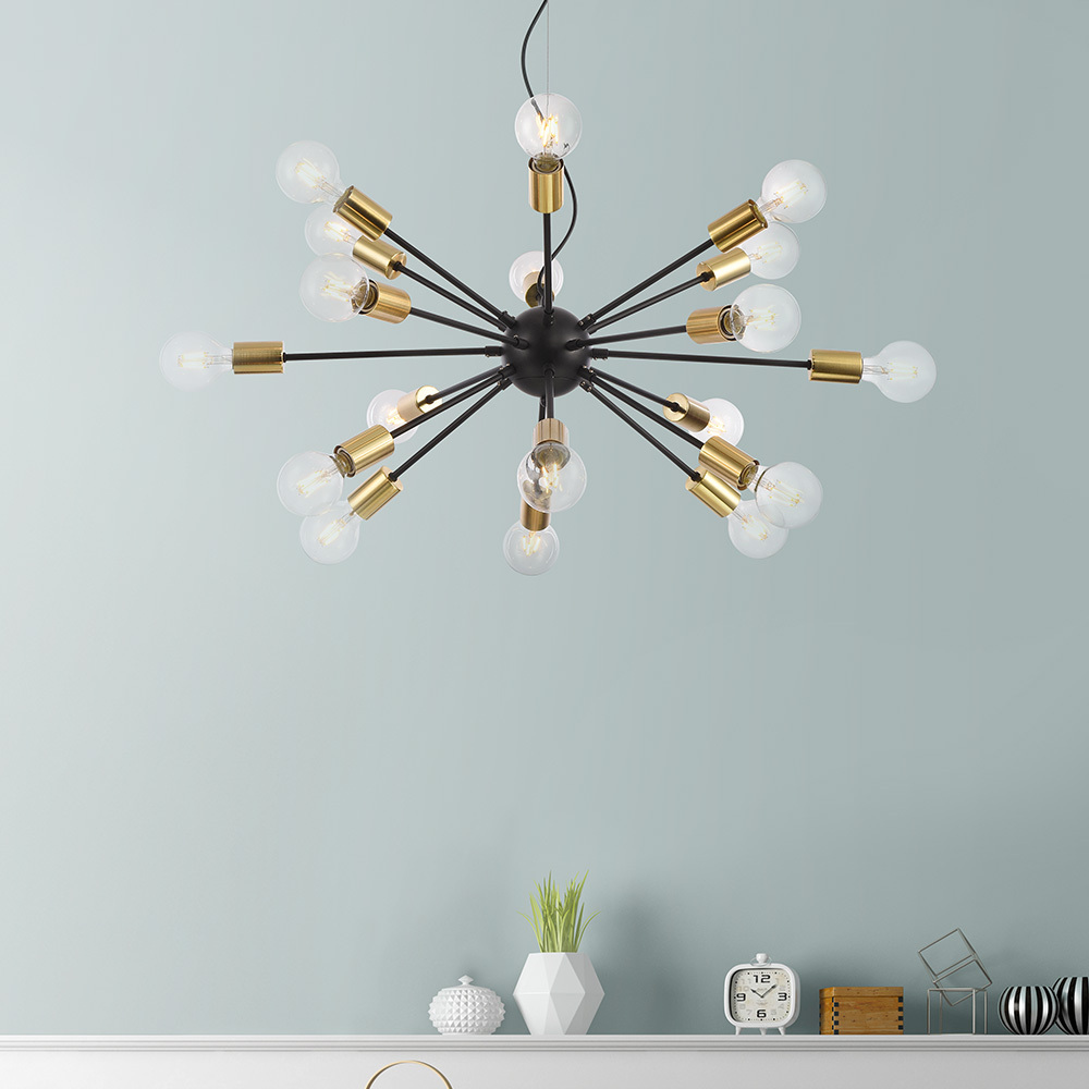 Jackson Ø98 Sort loftslampe Fra Maytoni - Denne iøjnefaldende loftslampe i industriel stil er en fed og moderne funktion, der vil tage dit hjem til næste niveau.