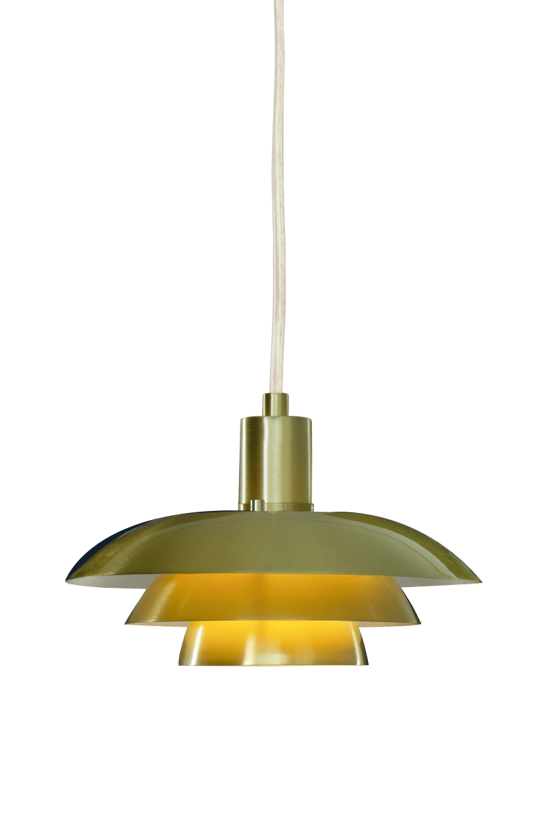 Epsilon Ø20 Guld vindueslampe Fra Aneta Lighting - Epsilon vindueslampe har et tidl&oslash;st design med flere sk&aelig;rme i forskellige niveauer, der giver lampen et karakteristisk og elegant udtryk.