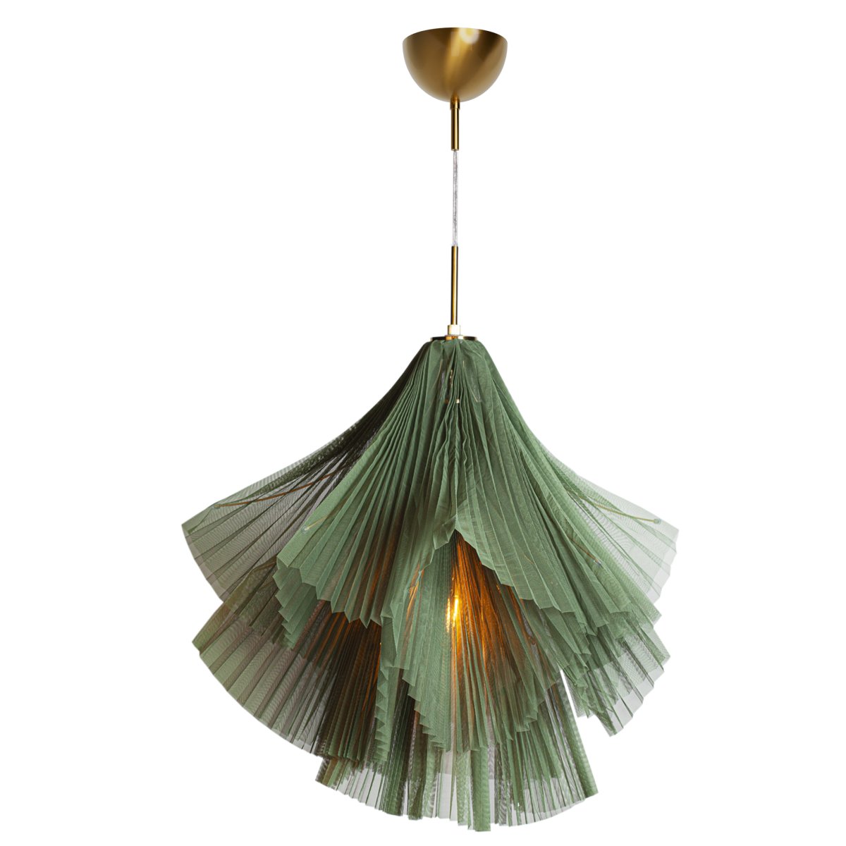 Juliette Ø75 Grøn loftslampe Fra By Rydéns - Takket v&aelig;re sin unikke form og elegante detaljer er Juliette et fremragende valg for dem, der &oslash;nsker en loftlampe, der b&aring;de er smuk og giver den rette f&oslash;lelse i rummet.