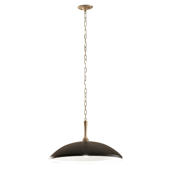 Delarosa Ø50 Sort/bronze loftslampe Fra Elstead Lighting - Delarosa loftspendlen er en stilfuld og gener&oslash;s lampe, der virkelig s&aelig;tter tonen i rummet.