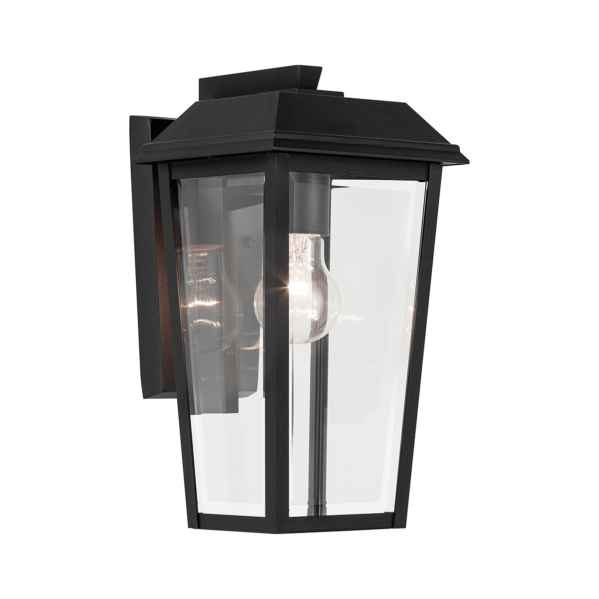 Mathus Sort udendørslampe Fra Elstead Lighting - Mathus er IP44-klassificeret til udend&oslash;rs brug og er ideel til indgange, terrasser eller langs facaden af et hus.