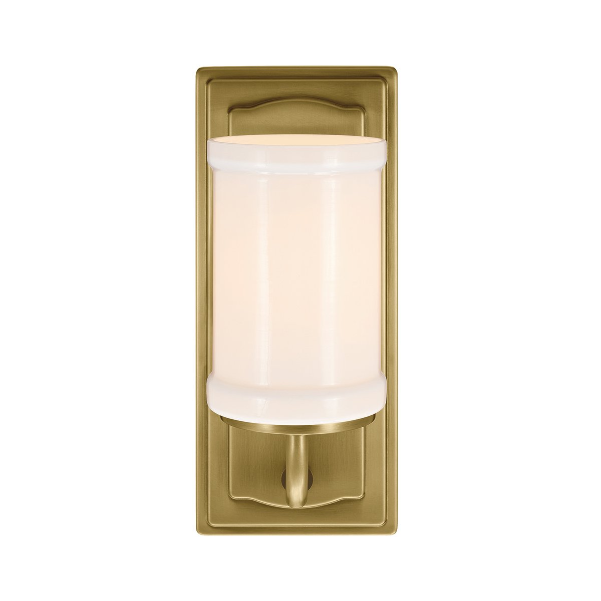 Vetivene 30cm Messing badeværelseslampe Fra Elstead Lighting - Vetivene kan monteres med glasset enten opad eller nedad, hvilket giver fleksibilitet og g&oslash;r den perfekt til f.