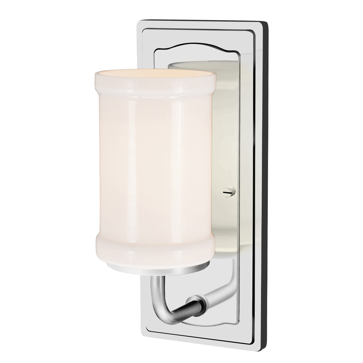 Vetivene 30cm Krom badeværelseslampe Fra Elstead Lighting - Vetivene er en elegant v&aelig;glampe til badev&aelig;relset, der kombinerer en klassisk form med stilfulde materialer.