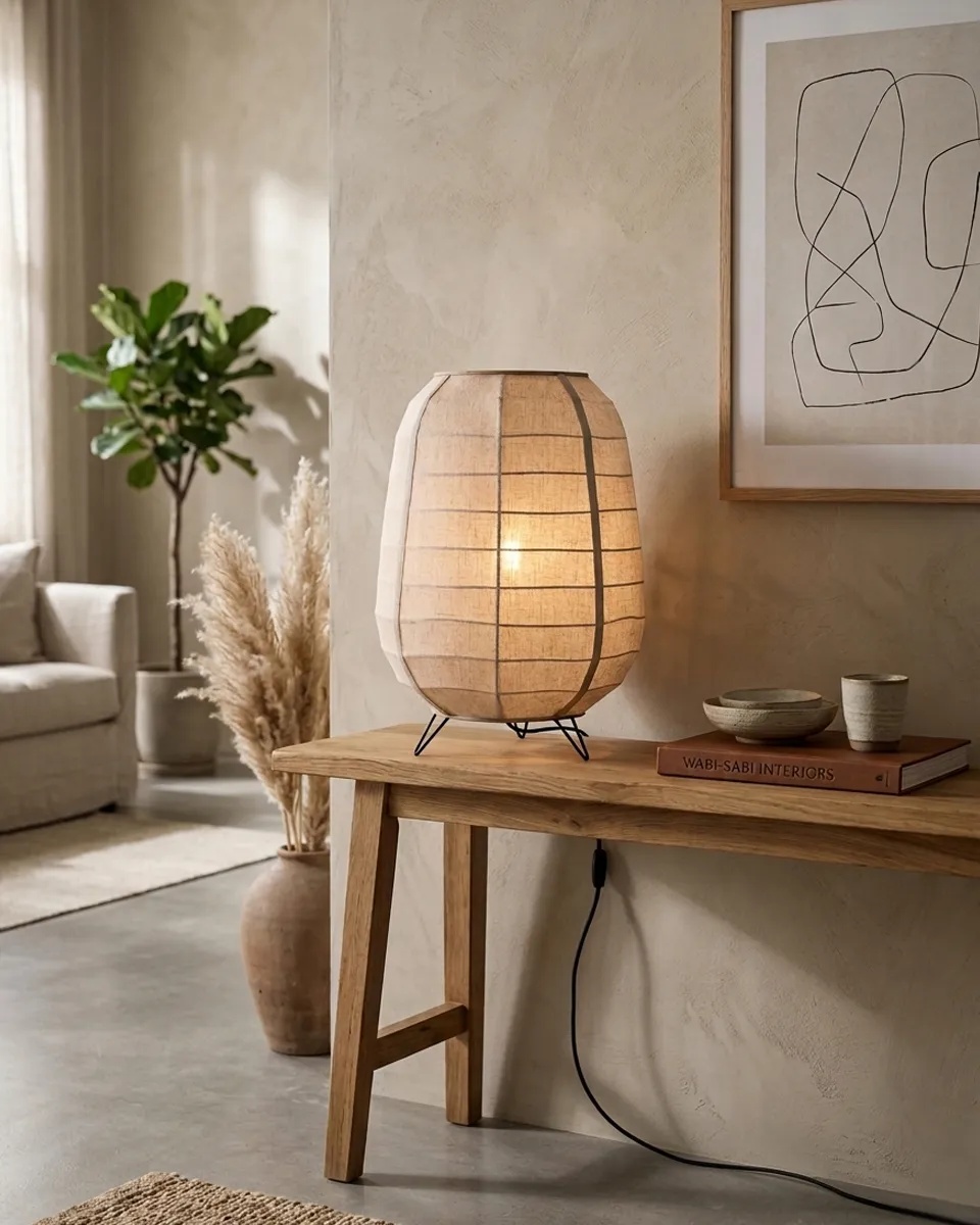Delino Beige gulvlampe Fra By Rydéns - Delino er en stilfuld gulvlampe, der kombinerer naturlige materialer med et bl&oslash;dt og tidl&oslash;st design.