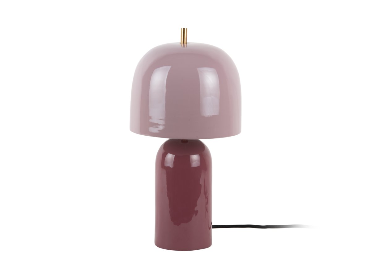 Rico 43cm Lilla bordlampe Fra Leitmotiv - Rico er en stilfuld bordlampe i metal med en blank finish og et elegant tofarvet design.