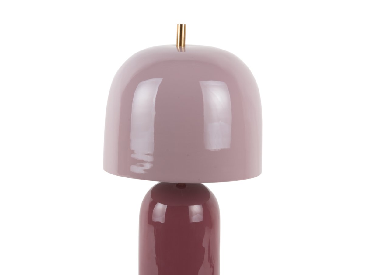 Rico 43cm Lilla bordlampe Fra Leitmotiv - Rico er en stilfuld bordlampe i metal med en blank finish og et elegant tofarvet design.