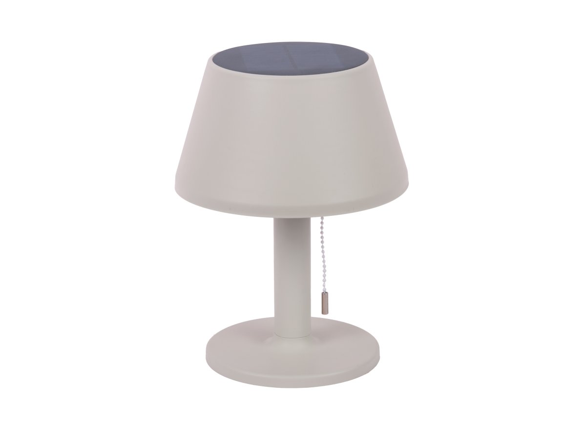 Esfera 26cm Grå solcellelampe Fra Leitmotiv - Esfera er en stilfuld solcellelampe lavet af plastik med en varm grå finish, perfekt til både indendørs og udendørs brug.