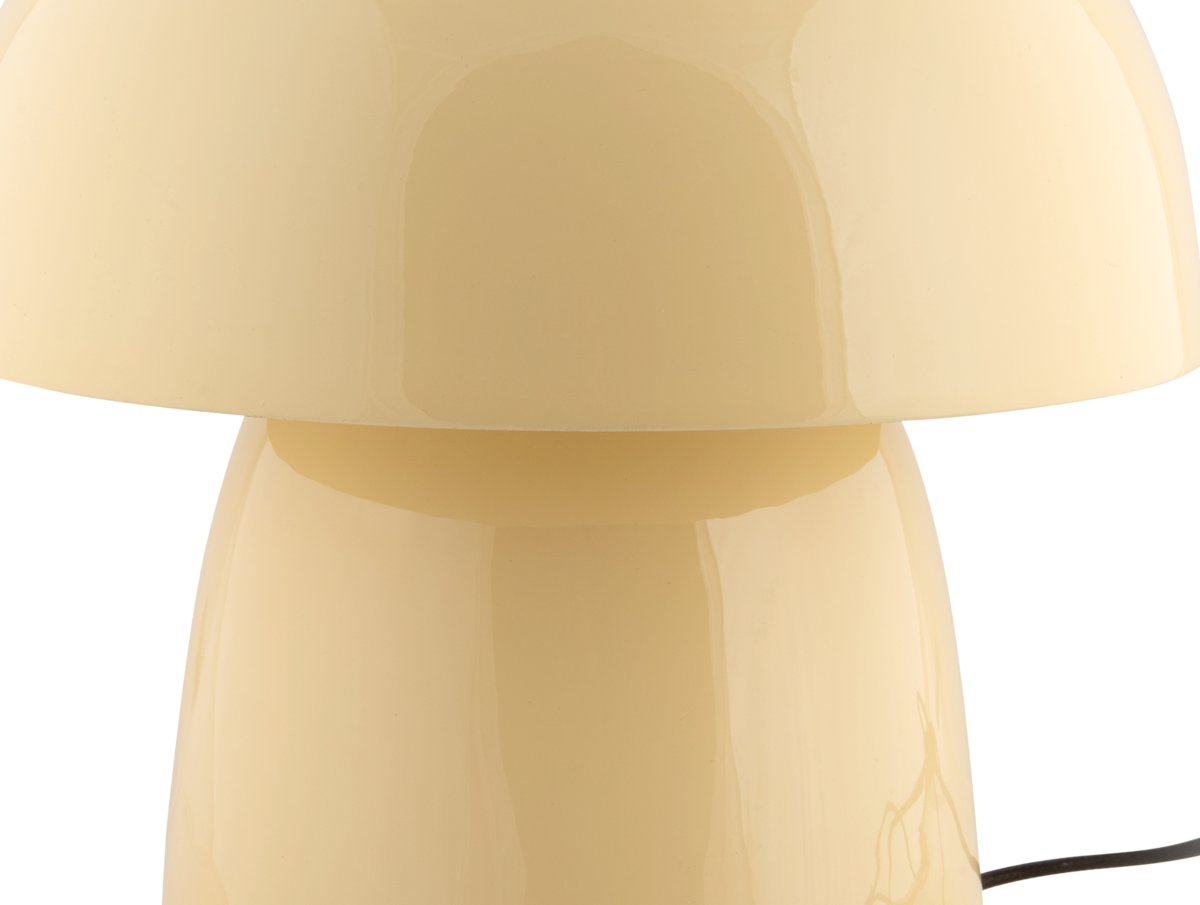 Masivo Seta 34cm Gul bordlampe Fra Leitmotiv - Lampens afrundede former skaber en harmonisk følelse og gør den til en tydelig detalje i indretningen.