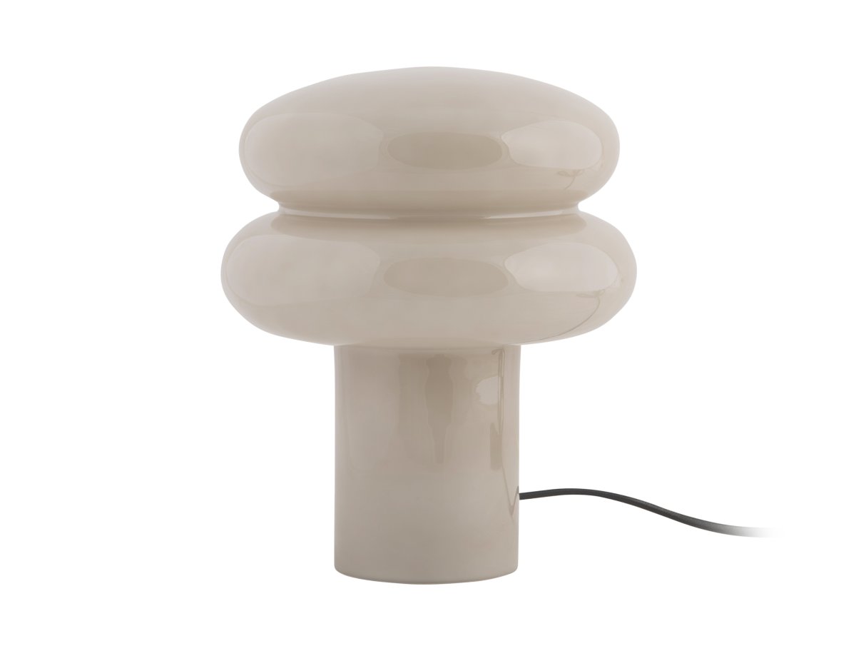 Incesante 24cm Grå bordlampe Fra Leitmotiv - Incesante er en skulpturel bordlampe lavet udelukkende af glas med en varm grøn nuance, der giver et varmt og atmosfærisk lys.