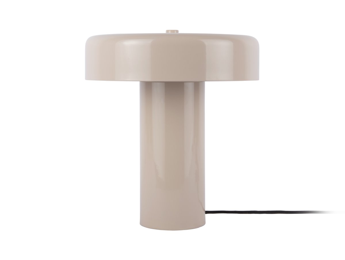Riqueza Palo 26cm Greige bordlampe Fra Leitmotiv - Riqueza Palo er en stilfuld bordlampe lavet af metal med en blank finish i en lys grå skærm.